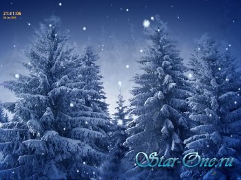 Animated SnowFlakes 3D Screensaver 2.7