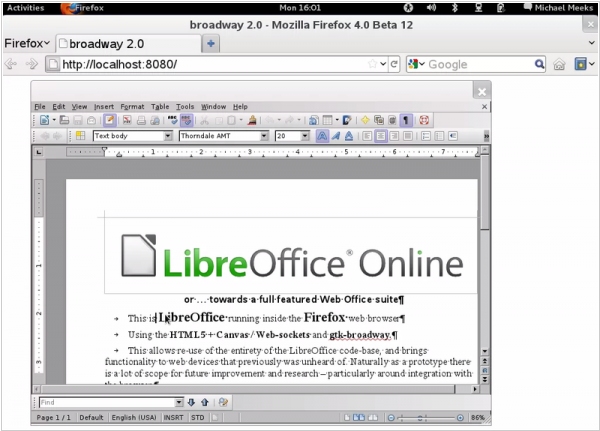 A LibreOffice az OpenOffice nyílt forráskódú projektje, amely a Sun tavaly megszerzése után alakult ki