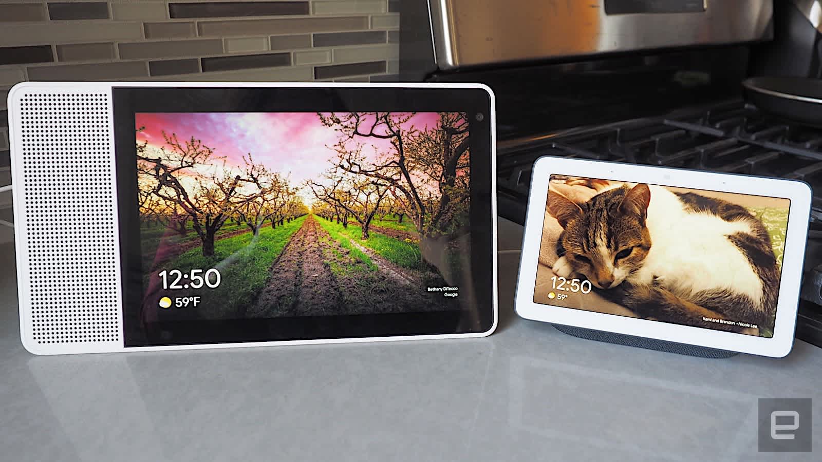 Для больших экранов, таких как Lenovo Smart Display или Amazon Echo Show, это имеет смысл