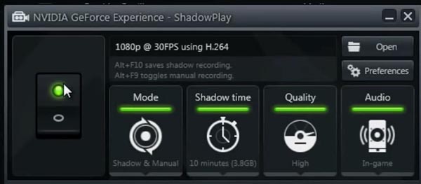 A Shadow Play rendszerkövetelményei ezen az oldalon találhatók