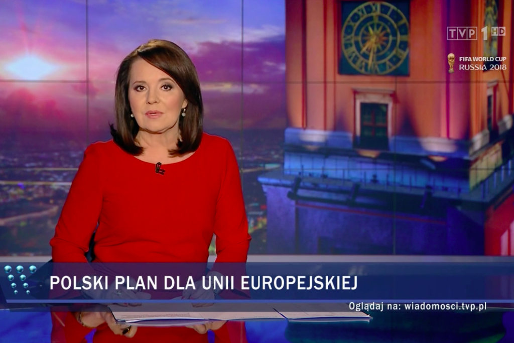 05/07/2018, 06:41   В первой половине 2018 года «Wiadomości» на TVP 1 посетили 2,08 миллиона зрителей (Screen: Vod