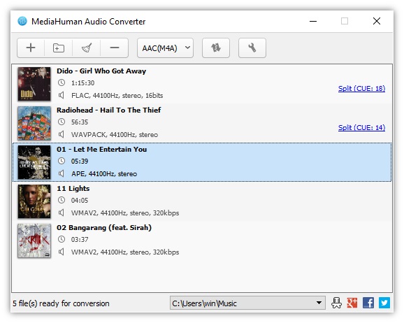 MediaHuman Audio Converter (Mac и Windows)